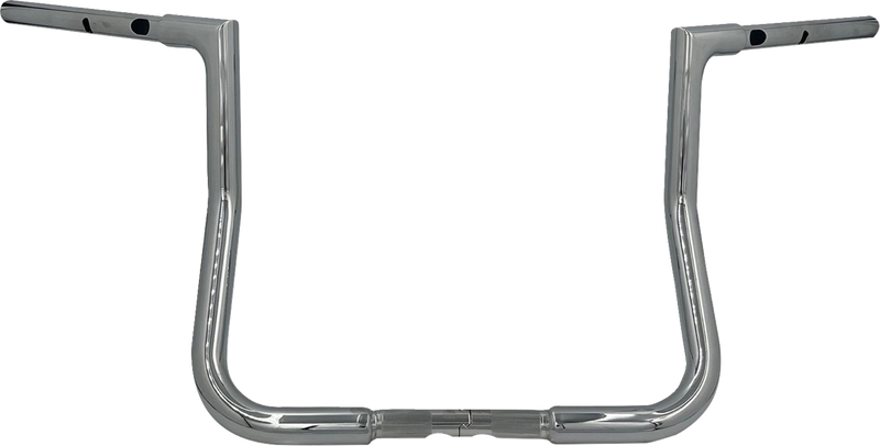 FAT BAGGERS INC. 1-1/4" EZ Install Flat Top Handlebar - Reduced Reach - 13" - Chrome 745013