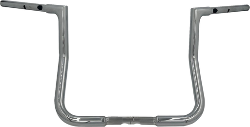 FAT BAGGERS INC. 1-1/4" EZ Install Flat Top Handlebar - Reduced Reach - 13" - Chrome 745013