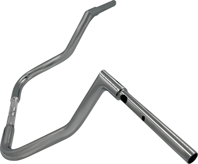 FAT BAGGERS INC. 1-1/4" EZ Install Flat Top Handlebar - Reduced Reach - 13" - Chrome 745013