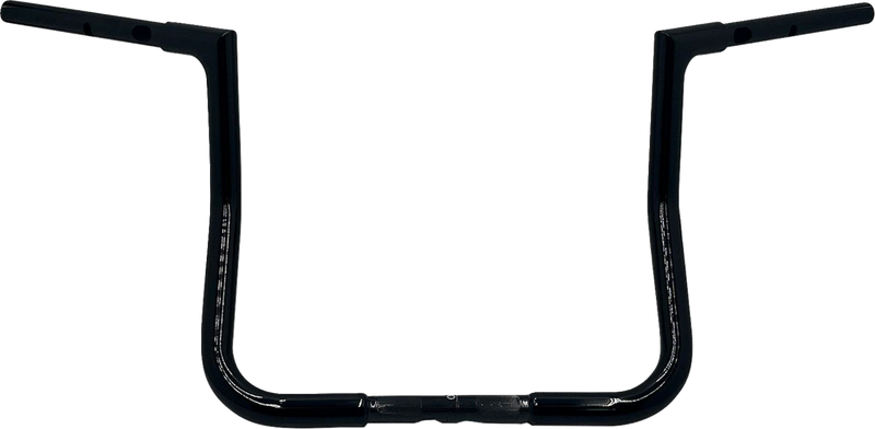 FAT BAGGERS INC. 1-1/4" EZ Install Flat Top Handlebar - Reduced Reach - 13" - Black 745013-B