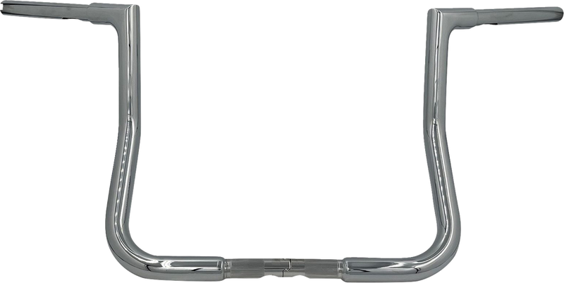 FAT BAGGERS INC. 1-1/4" EZ Install Flat Top Handlebar - Reduced Reach - 13" - Chrome 705013