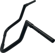 FAT BAGGERS INC. 1-1/4" EZ Install Flat Top Handlebar - Reduced Reach - 13" - Black 745013-B