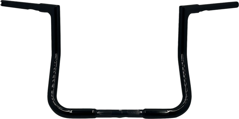 FAT BAGGERS INC. 1-1/4" EZ Install Flat Top Handlebar - Reduced Reach - 13" - Black 705013-B
