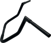 FAT BAGGERS INC. 1-1/4" EZ Install Flat Top Handlebar - Reduced Reach - 13" - Black 705013-B