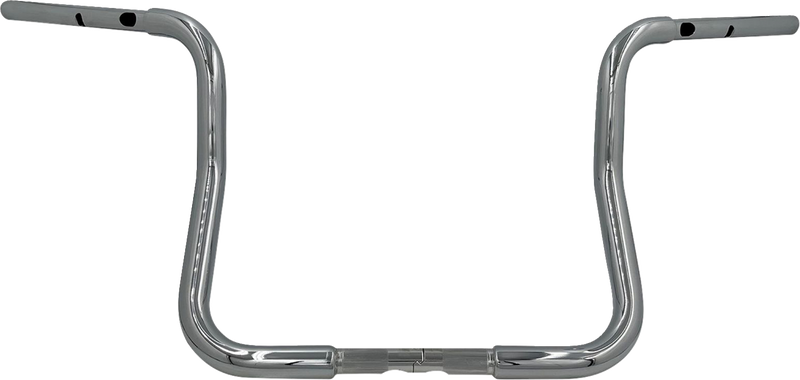 FAT BAGGERS INC. 1-1/4" EZ Install Round Top Handlebar - Reduced Reach - 13" - Chrome 943013