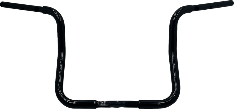 FAT BAGGERS INC. 1-1/4" EZ Install Round Top Handlebar - Reduced Reach - 13" - Black 943013-B