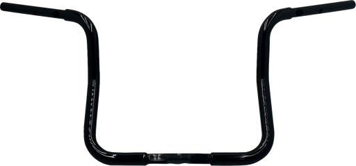 FAT BAGGERS INC. 1-1/4" EZ Install Round Top Handlebar - Reduced Reach - 13" - Black 943013-B