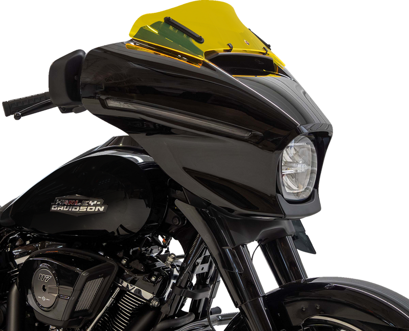 KLOCK WERKS Ice Flare® Windshield - 6-1/2" - Yellow Ice - FLHX KWW-01-0738