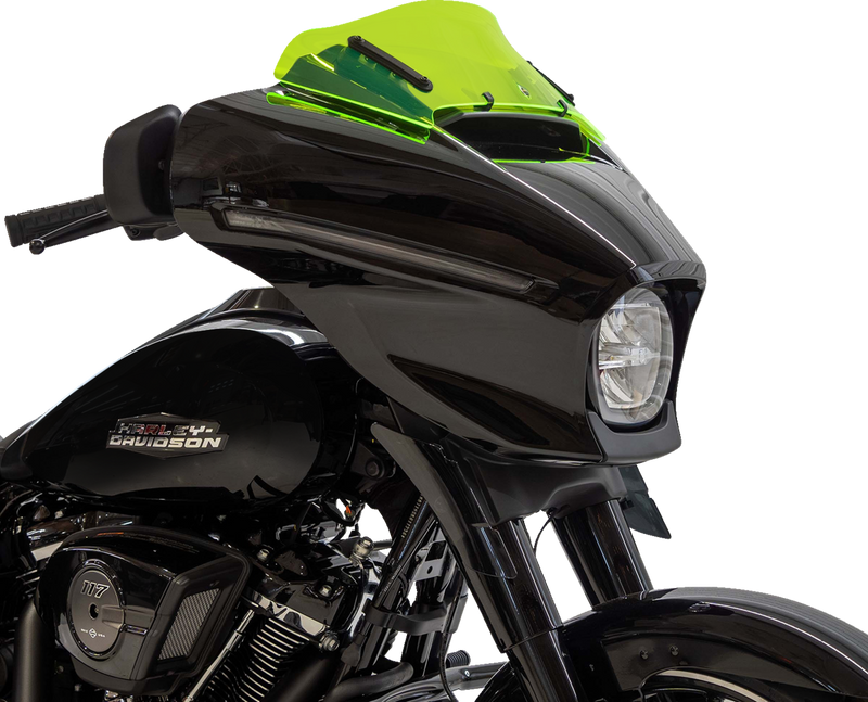 KLOCK WERKS Ice Flare® Windshield - 6-1/2" - Green Ice - FLHX KWW-01-0739