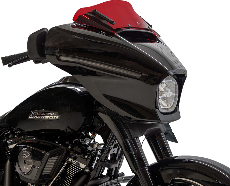 KLOCK WERKS Kolor Flare® Windshield - 6-1/2" - Red - '23-'25 FLHX KWW-01-0741