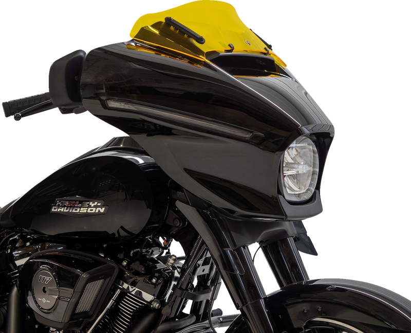KLOCK WERKS Kolor Flare™ Windshield - 6-1/2" - Yellow - FLHX KWW-01-0743