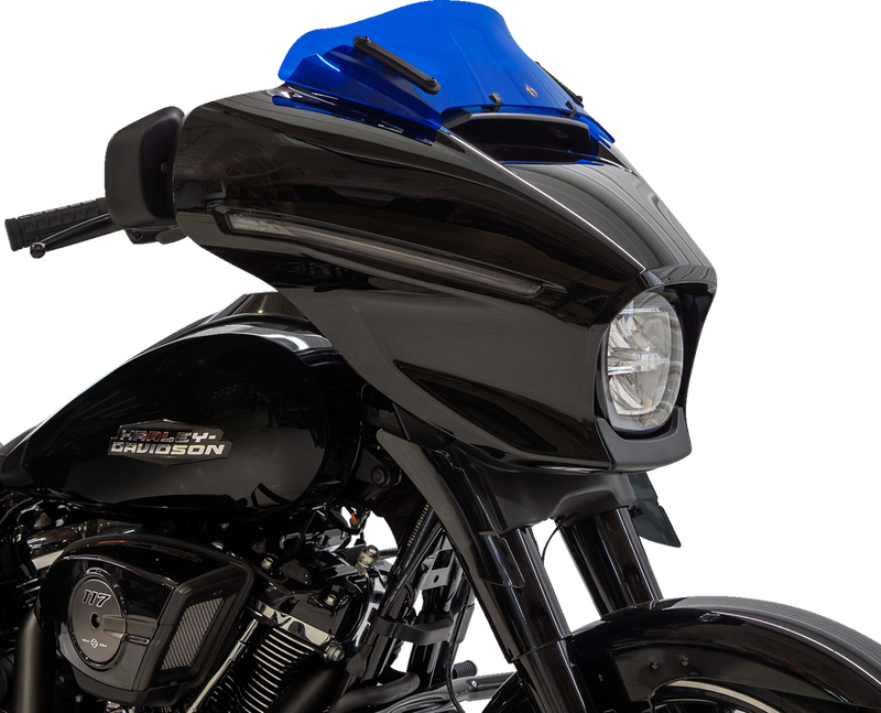 KLOCK WERKS Kolor Flare® Windshield - 6-1/2" - Blue - '23-'25 FLHX KWW-01-0745
