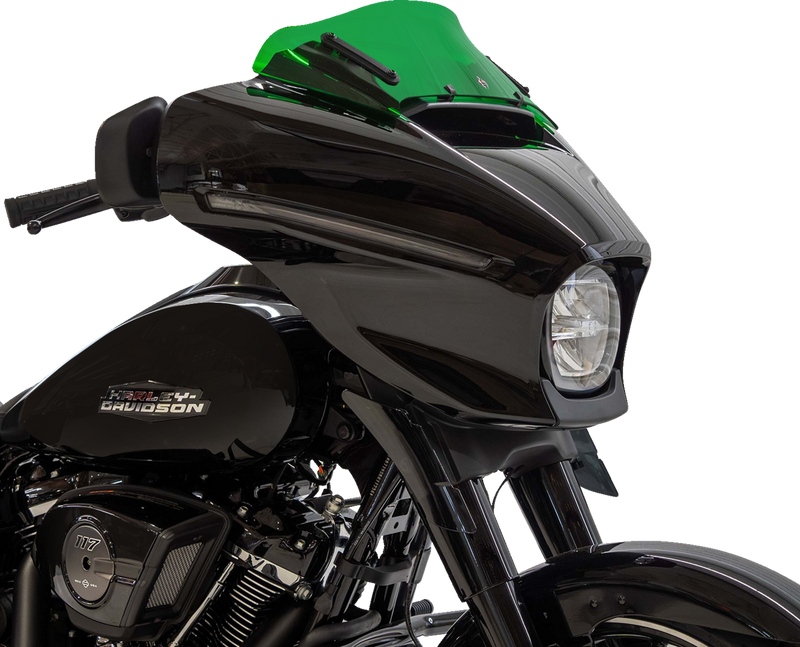 KLOCK WERKS Kolor Flare® Windshield - 6-1/2" - Green - '23-'25 FLHX KWW-01-0744