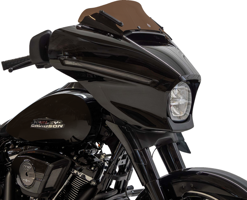 KLOCK WERKS Kolor Flare® Windshield - 6-1/2" - Bronze - '23-'25 FLHX KWW-01-0747