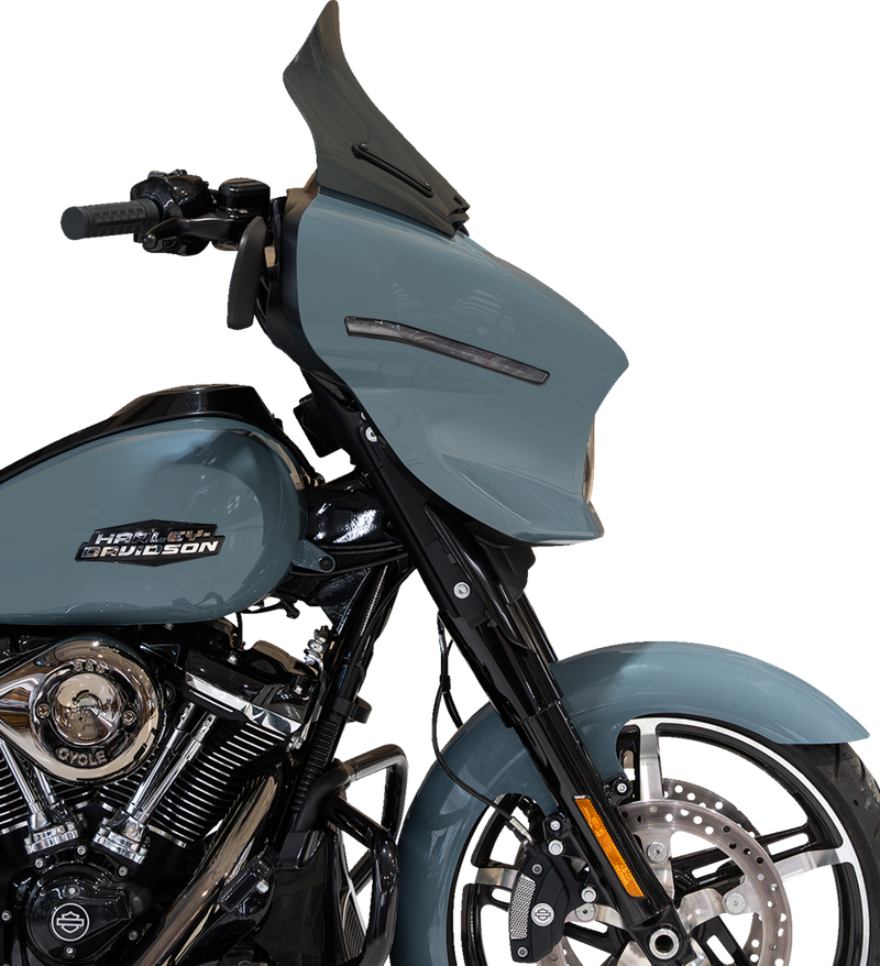 KLOCK WERKS Flare® Windshield - 12" - Dark Smoke - FLHX KWW-01-0762-DS