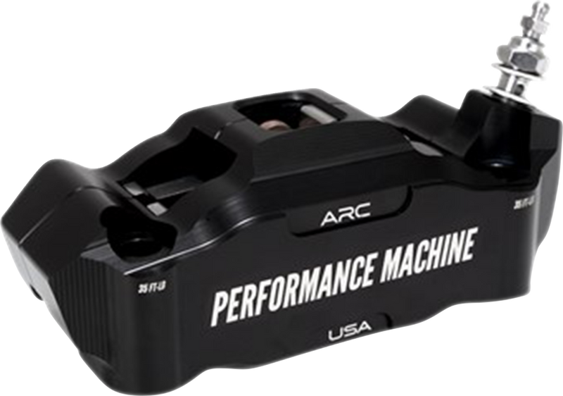 PERFORMANCE MACHINE (PM) Radial Mount Caliper - Front Right - Black Anodized 0052-2426-MB