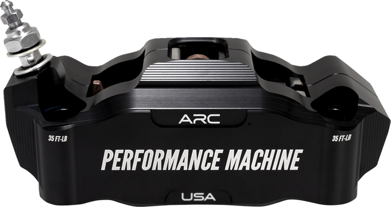 PERFORMANCE MACHINE (PM) Radial Mount Caliper - Front Left - Black Anodized 0052-2427-MB