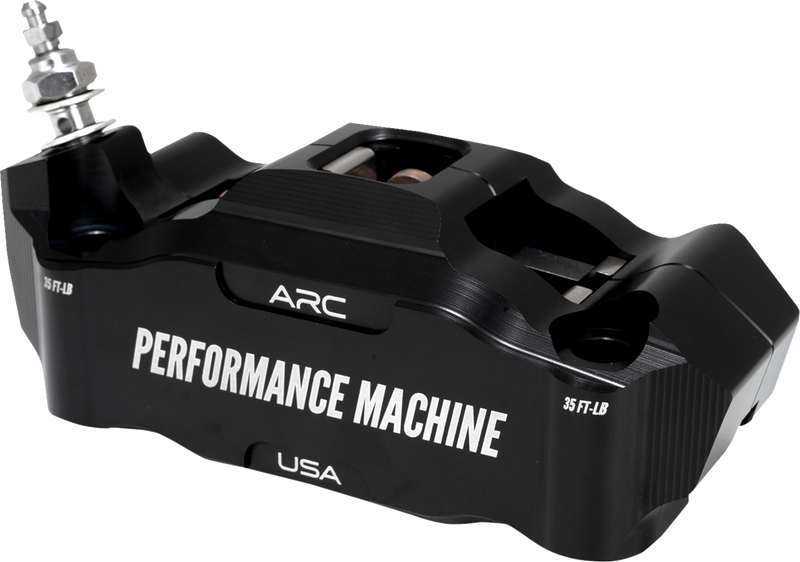 PERFORMANCE MACHINE (PM) Radial Mount Caliper - Front Left - Black Anodized 0052-2427-MB