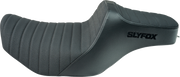 SLYFOX Highnoon Seat - Vinyl - Classic Stitch - Black Logo - FLH/FLT '23-'24 4704A-SlyFox