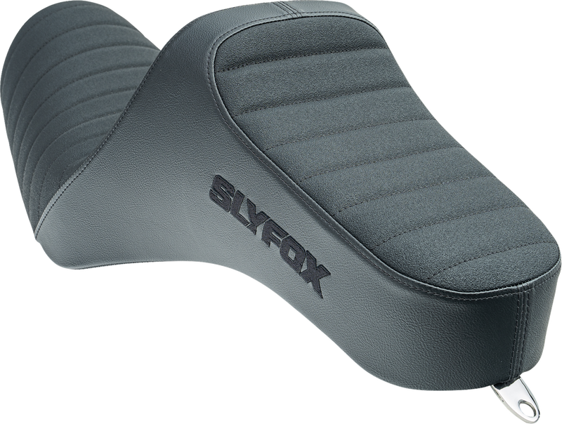 SLYFOX High Noon Seat - Vinyl - Classic Stitch - Black Logo - Black Stitch - XL '04-'22 4709A-SlyFox