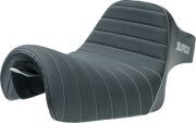 SLYFOX High Noon Seat - Vinyl - Classic Stitch - Silver Logo - Silver Stitch - XL '04-'22 4709B-SlyFox