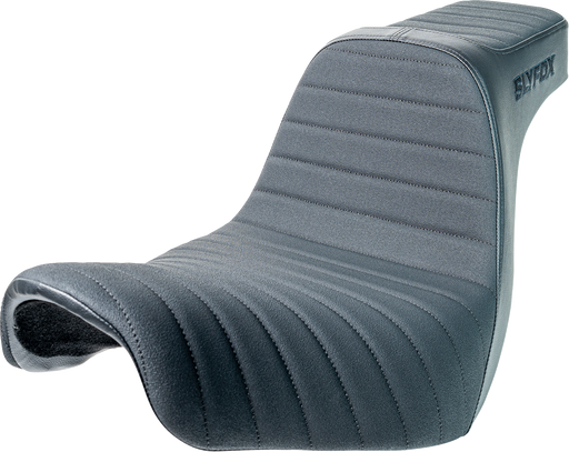SLYFOX High Noon Seat - Vinyl - Classic Stitch - Black Logo - FL/FX '18-'24 4701A-slyfox