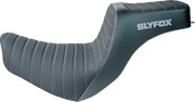 SLYFOX High Noon Seat - Vinyl - Classic Stitch - Silver Logo - FL/FX '18-'24 4701B-slyfox