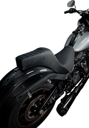 SLYFOX High Noon Seat - Vinyl - Classic Stitch - Black Logo - FL/FX '18-'24 4701A-slyfox