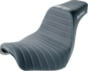 SLYFOX High Noon Seat - Vinyl - Classic Stitch - Silver Logo - FL/FX '18-'24 4701B-slyfox