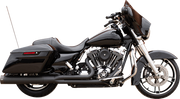 S&S CYCLE 2-into-1 Sidewinder Exhaust System - 50 State - Black - Touring '07-'16 550-0772