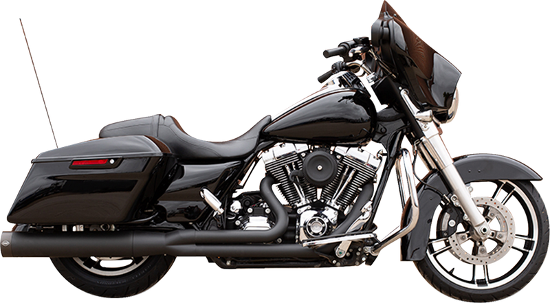 S&S CYCLE 2-into-1 Sidewinder Exhaust System - 50 State - Black - Touring '07-'16 550-0772