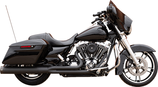 S&S CYCLE 2-into-1 Sidewinder Exhaust System - 50 State - Black - Touring '07-'16 550-0772