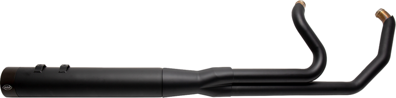 S&S CYCLE 2-into-1 Sidewinder Exhaust System - 50 State - Black - Touring '07-'16 550-0772