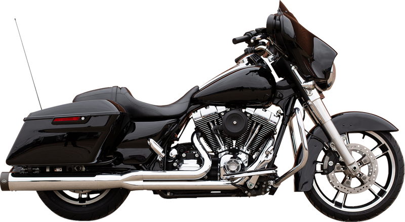 S&S CYCLE 2-into-1 Sidewinder Exhaust System - 50 State - Chrome - Touring '07-'16 550-0771