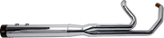 S&S CYCLE 2-into-1 Sidewinder Exhaust System - 50 State - Chrome - Touring '07-'16 550-0771