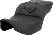 SADDLEMEN Heated RoadSofa* Seat - Extended Reach - Smooth - w/o Backrest - FLT/FLH *23-*24 823-07-188A0