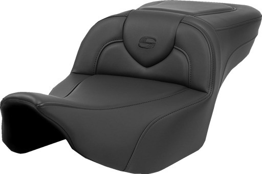 SADDLEMEN Heated RoadSofa* Seat - Extended Reach - Smooth - w/o Backrest - FLT/FLH *23-*24 823-07-188A0