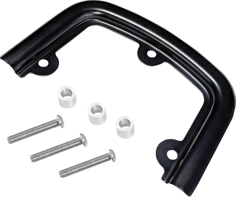 SADDLEMEN Sissy Bar Pad Bracket - Black 15725B