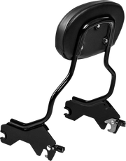 SADDLEMEN Sissy Bar Pad Bracket - Black 15725B