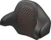 SADDLEMEN Tour Pak - Dragon Scale - Orange Stitch - FLH/FLT '14-'24 814-07-15503