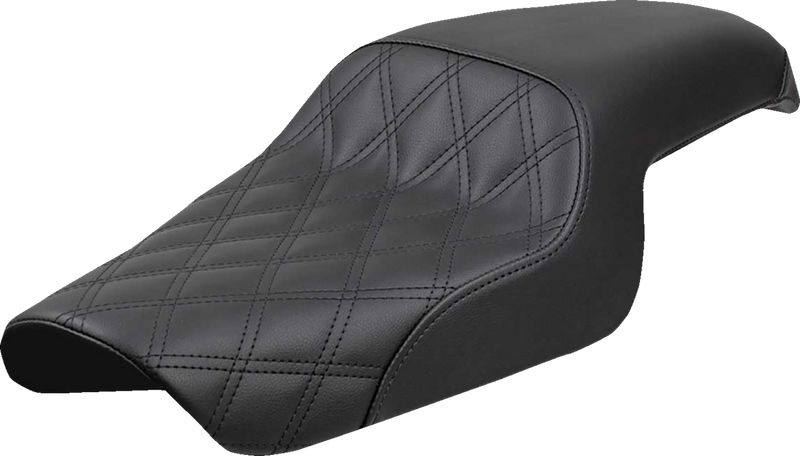 SADDLEMEN Profiler* Seat - XL - Lattice Stitch - Black - Sportster S '21-'25 821-36-149