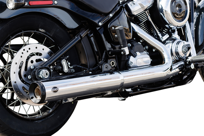 S&S CYCLE Grand National Slip-On Muffler - 50 State - 4" Chrome - M8 Softail 550-1160