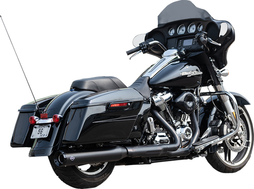 S&S CYCLE 2-into-1 Swindler Exhaust Conversion Kit - 4-1/2" - Black - M8 Touring 550-1141