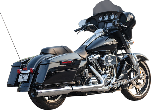 S&S CYCLE 2-into-1 Swindler Exhaust Conversion Kit - 4-1/2" - Chrome - M8 Touring 550-1142