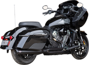 S&S CYCLE 2-into-1 Qualifier Exhaust System - Guardian Black - Race Only - Indian with PowerPlus 550-1131