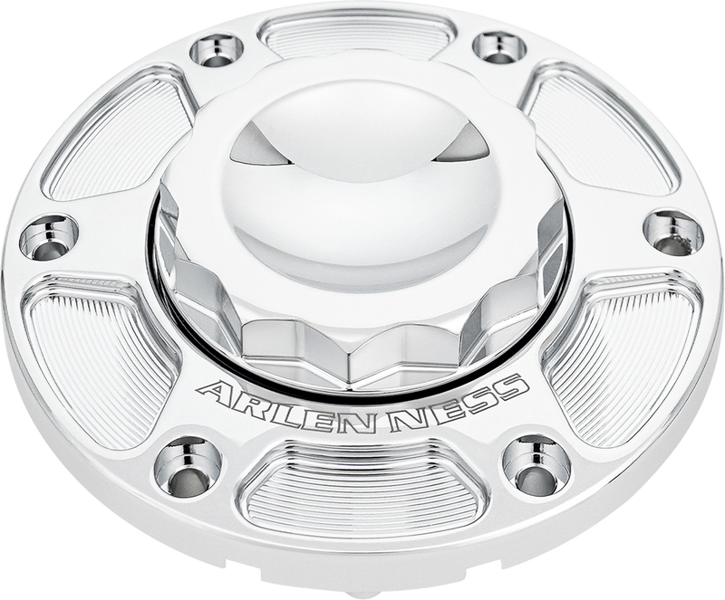 ARLEN NESS 12 Point Gas Cap - Chrome 701-014