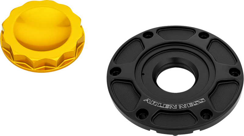 ARLEN NESS 12 Point Gas Cap - Gold 701-016