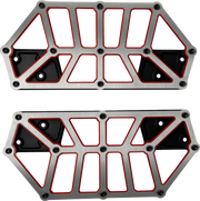KODLIN USA NXL Floorboards - Black w/ Red Accent K73253-RL
