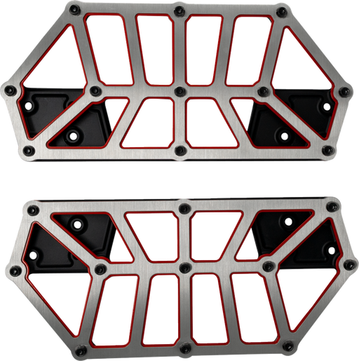 KODLIN USA NXL Floorboards - Black w/ Red Accent K73253-RL