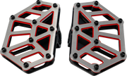 KODLIN USA NXL Mini Floorboards - Black w/ Red Accent K73254-RL
